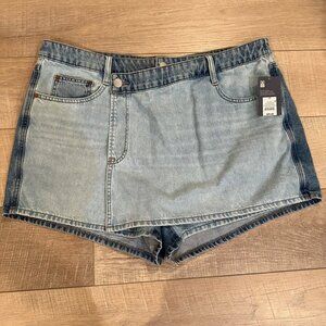 Universal Thread High-Rise Shorts With Button Closure & Pockets Size 17 NEW